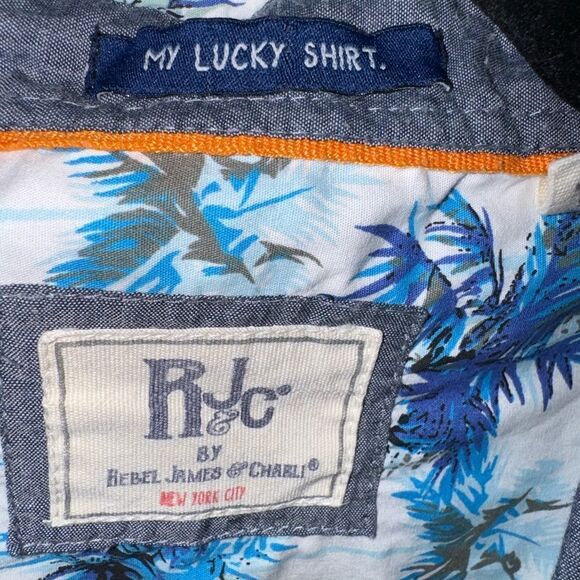 RJC BRAND MENS HAWAIIAN SHIRT PLUS SIZE - Picture 3 of 5
